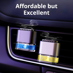 Diffuseur d'air pour voiture de luxe à vente chaude, parfum à clip, alliage d'aluminium durable, évaporation naturelle, rechargeable, aromathérapie liquide - Product Image 4