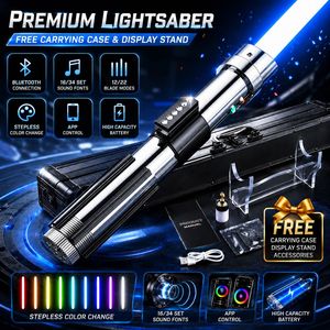 Sabre <span class=keywords><strong>laser</strong></span> Anakin Skywalker EP2 avec poignée métallique Xeno4.0 Pixel, 34 jeux de sons, mouvement fluide, <span class=keywords><strong>épée</strong></span> <span class=keywords><strong>laser</strong></span> lourde pour duels, <span class=keywords><strong>jouet</strong></span> idéal pour un cadeau - Product Image 1