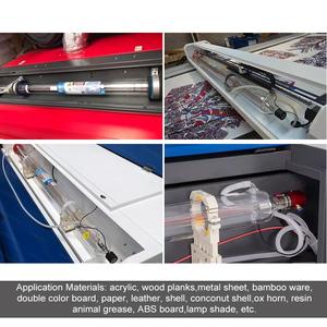 Abd depo ücretsiz kargo Yongli 100W 130W 150W Co2 cam lazer tüp Metal kafa ile kolay bağlı lazer ekipman parçaları - Product Image 5