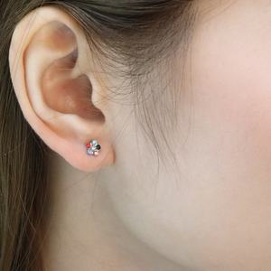 Wholesale Stainless Steel Jewelry <b>Stud</b> <b>Earrings</b> Cubic Zirconia Pearl Flower Card <b>Small</b> Ear <b>Studs</b> 12 Pairs <b>Earrings</b> Set for Women - Product Image 4