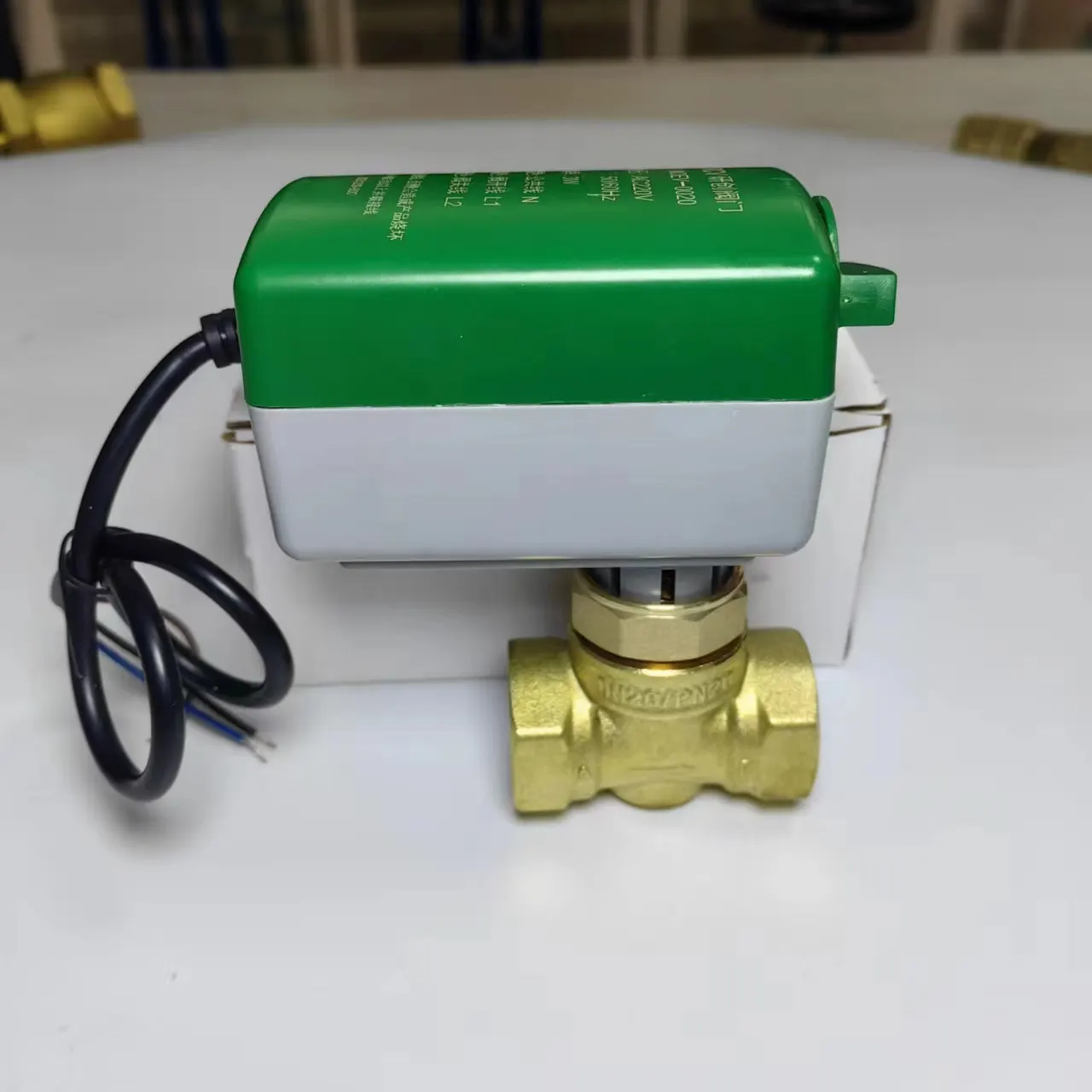 High Efficiency 220V 1 Inch PVC Water Plastic Thread Electric Ball Valve for Sale