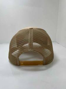 Venta al por mayor de alta calidad de 5 paneles de espuma estructurada Snapback sombrero personalizado bordado Logo algodón Beige malla gorra de camionero para ropa de calle - Product Image 3