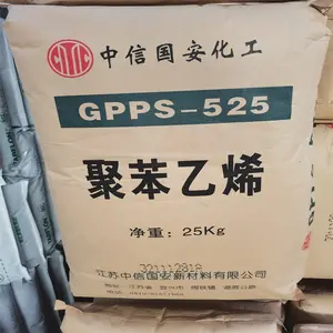 Chinese Supplier Virgin Plastic Resin GPPS 525 Polypropylene Resin In Stock Plastic Sheets Recycled/Virgin GPPS Resin