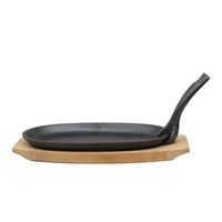 Plaque de cuisson en fonte artisanale de qualité professionnelle, compatible induction, facile à nettoyer, faible émission de fumée, pour usage domestique, gril épaissi