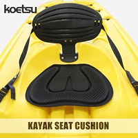 Coussin de siège de kayak ergonomique Koetsu-antidérapant, confortable, épaissi, adapté aux canoës et aux bateaux de pêche
