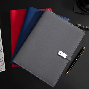 Personalizado de luz LED logotipo Powernbank Notebook organizador regalo con paquete de caja para regalo evento USB Cartera de <span class=keywords><strong>Agenda</strong></span> - Product Image 6