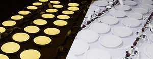 Panel de Luz LED Empotrable Delgado, Paquete de 12, 2700K Blanco Cálido Suave, 18W, Luminaria de Techo Redonda, Fácil Instalación, Cuerpo de Aluminio - Product Image 6