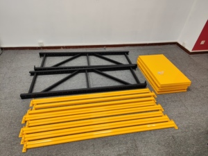 Entrepôt industriel léger/moyen/robuste Revêtement en poudre Stockage de fret Équipement de rayonnage de palettes Support d'empilage en fer métallique - Product Image 6