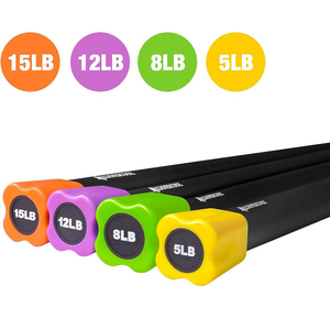 Besay ציוד אימון כושר גופני עמיד מספר רב של אימון משוקלל ברים נירוסטה ו-פו - Product Image 4