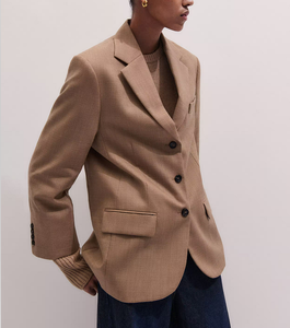 กางเกงยีนส์เดนิมสีน้ำเงินเข้มเอวสูงทรงขากว้างสำหรับผู้หญิง มีกระเป๋า ทรงหลวม เหมาะสำหรับใส่ลำลองในชีวิตประจำวันและชุดสไตล์สตรีท - Product Image 4