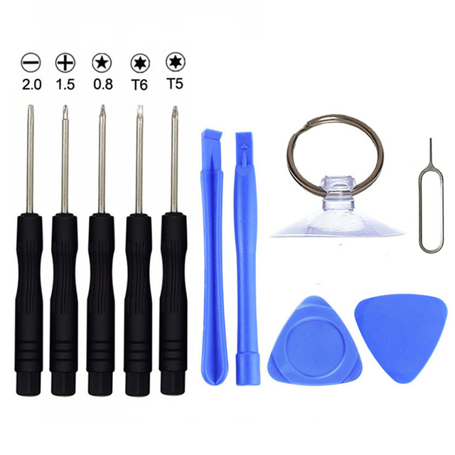 11 in 1 Disassemble and Repair Kit for iPhone Mobile Phone Screwdriver Opening Pry Set Hand Tools for Smartphone
