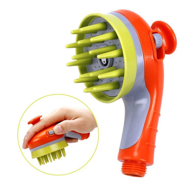 Pulvérisateur Avec Silicone Multifonction Artefact Bain Chien Équipement de Jet De Douche De Bain Pour Animaux De Compagnie Brosse Outil De Toilettage