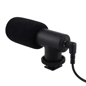 Prix usine PULUZ 3.5mm Audio Stéréo Enregistrement Microphone Portable pour DV Caméscope Smartphones Vlogging Mic