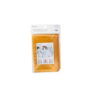 Fascia per Sedia ILAN Champagne 23x270cm in Tulle Decorativo - Product Image 1