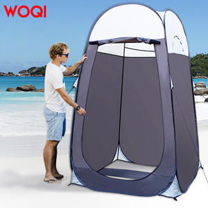 เต็นท์อาบน้ำพกพา Woqi ขนาด 120x120x190 ซม. กันน้ำ ห้องเปลี่ยนเสื้อผ้าส่วนตัว สำหรับตั้งแคมป์ ท่องเที่ยว เดินป่า ใช้งานกลางแจ้ง - Product Image 3