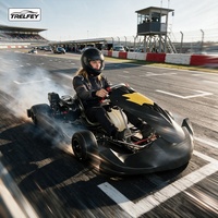 Go Kart Comercial de Alquiler a Gasolina, 200-225cc, 4 Tiempos, para Pista de Carreras, con Pedales, Freno Hidráulico de Alto Rendimiento, Aprobado por la CE