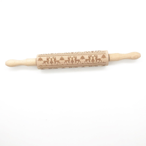 Olive gỗ cán <span class=keywords><strong>Pin</strong></span> gỗ tự nhiên Bột Con lăn pháp cán pins cho Baking không độc hại mỏng cán <span class=keywords><strong>Pin</strong></span> cho bánh pizza bánh mì - Product Image 1