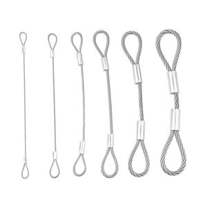 Système de câble en acier inoxydable Cottedstring en plastique pour suspendre la lumière 3/8 pinces de câble pince de câble métallique pince de câble métallique - Product Image 5