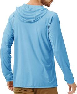 Lanyu-Sudadera con capucha y logotipo personalizado para hombre, ropa deportiva de manga larga UPF 50 +, secado rápido, <span class=keywords><strong>surf</strong></span>, pesca, senderismo, natación, protección solar <span class=keywords><strong>UV</strong></span> - Product Image 4