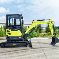 Nouveaux produits : Mini-excavatrice de 2,5 tonnes, 1 tonne, 2 tonnes, moteur EPA YANMAR, mini-excavatrice agricole, prix des machines, mini-pelle pour usage domestique