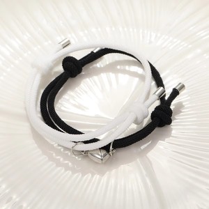 Promo Panas <span class=keywords><strong>2Pcs</strong></span>/Set Gelang <span class=keywords><strong>Magnet</strong></span> Hati Cinta Dapat Disesuaikan Buatan Tangan Hadiah Hari Valentine Gelang Pasangan <span class=keywords><strong>Magnet</strong></span> Hati - Product Image 6