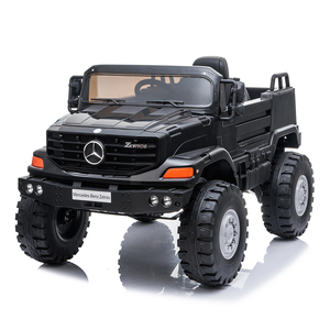 Voitures électriques 12 volts 2 roues motrices pour enfants, <span class=keywords><strong>camion</strong></span> Benz <span class=keywords><strong>Zetros</strong></span> sous licence, nouvelle voiture télécommandée pour enfants, fonctionnant sur batterie - Product Image 4