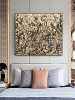Peintures à l'huile classiques de Jackson Pollock sur toile, impressions d'art célèbres, Chine continentale, décoration murale pour salon, utilisation intérieure
