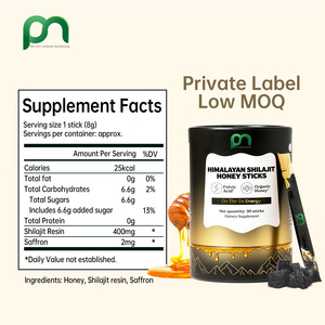 Jarabe de Miel con Azafrán y Shilajit, Refuerzo Inmunológico, Energía, Resistencia, Vitaminas, Minerales, Suplementos Herbales, Bajo en Azúcar, para Adultos, 30 Unidades - Product Image 2