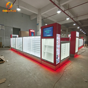 Einkaufszentrum Handy-Zubehör und Reparatur-Kiosk Gehärtetes Glas Handy-Display-Vitrine für Einzelhandelsgeschäfte - Product Image 2