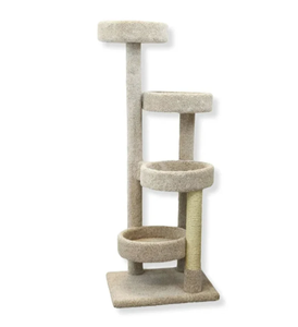 Árbol <span class=keywords><strong>para</strong></span> Gatos de Cuatro Niveles, con Alfombra Ergonómica <span class=keywords><strong>para</strong></span> Descansar, Muebles <span class=keywords><strong>para</strong></span> Gatos <span class=keywords><strong>para</strong></span> un Sueño Confortable y Espacio <span class=keywords><strong>para</strong></span> Jugar - Product Image 1