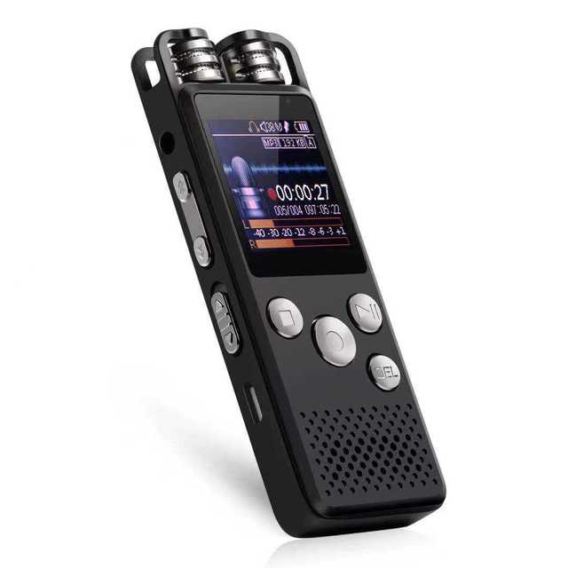 Portable Mini Intelligent MP3 Player Audio Recorder Digital Voice Recorder Noise Reduction Wav Format Small Portable Pen Device