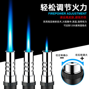 <b>Pen</b> Style High Temperature Torch Lighter Butane <b>Refillable</b> Windproof Camping Outdoor Use - Product Image 5