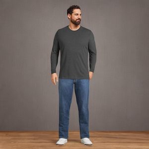 Camiseta de Manga Larga Super T para Hombre FOXA, 100% Algodón Jersey, Diseño Liso - Product Image 6