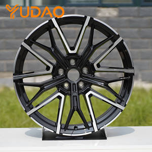 Ruedas Forjadas YUDAO OEM&ODM de 22 y 24 Pulgadas 5x130, Dos Tonos, Plateado Brillante y Negro, Diseño de Dos Piezas, Cóncavas Profundas para Benz GLS SUV - Product Image 1