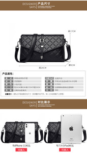 Luxury New Handbag Shoulder Crossbody Bag Hand Bag Crossbody Messenger Handbags Women OEM Customized <b>Tote</b> Vegan Pu Leather - Product Image 4