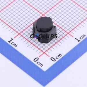 EVPASJC1A Tactile Switch SMD,6x6.1mm Switch Single Pole Single Throw Round Button 3.5N Vertical Mount - Product Image 1