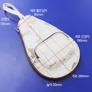 Japanese and Korean style leather <b>table</b> <b>tennis</b> racket protective case, <b>table</b> <b>tennis</b> club sports bag, portable and shockproof - Product Image 4
