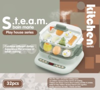 ITTL induction pour enfants simulation éducative cuisine cuiseur à riz lumière électrique musique jouer maison petits appareils ensemble de jouets