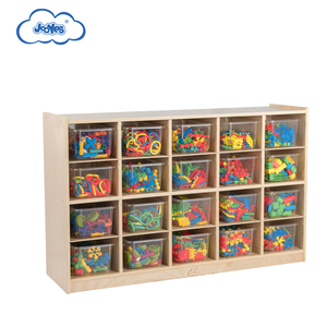 Armoire de rangement moderne en bois écologique à 20 compartiments - Product Image 3