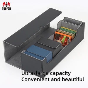    Boîte de rangement magnétique pour cartes TCG CCG, capacité 450+ cartes, pour cartes Yugioh, accessoire de jeu de cartes premium - Product Image 5