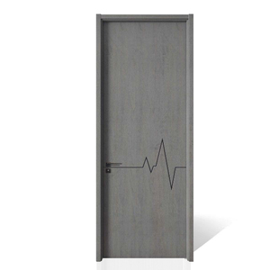 Puertas Interiores Modernas de Madera Maciza y Tablero de Melamina con Aislamiento Acústico para Hoteles y Villas - Product Image 2
