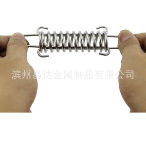 สปริงโช้คอัพสแตนเลสสำหรับสุนัข Eda พร้อมคลิปตาไก่แบบหมุนได้สำหรับสายจูง ทนทาน ใช้งานได้ทั่วไป - Product Image 2