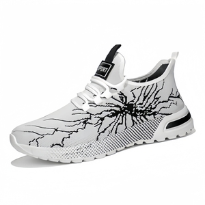 Scarpe da Allenamento Solide da Uomo, Scarpe da Corsa, Comode e Antiscivolo in Mesh, Scarpe Sportive Leggere e alla Moda per Uomo - Product Image 1