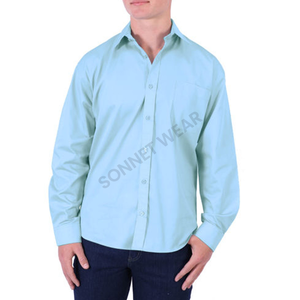 เสื้อเชิ้ตแขนยาวผ้าทอของผู้ชายที่มีสไตล์สวมใส่สบายและทนทานเหมาะสำหรับสวมใส่อย่างเป็นทางการและนอกสถานที่ - Product Image 5