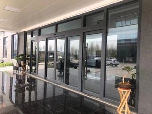 सुपरमार्केट के लिए बाहरी विंडप्रूफ के लिए आधुनिक डबल-ओपन इलेक्ट्रिक स्लाइडिंग डोर सिस्टम स्वचालित ग्लास डोर सेंसर यूनिट - Product Image 3