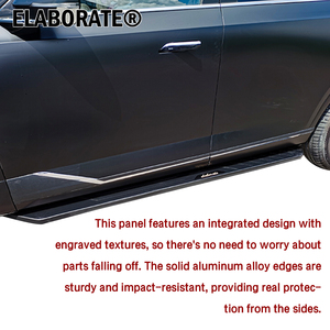 Estribo Lateral de Aleación de Aluminio para Automóvil, Estable y Resistente, Protege la Carrocería, Aluminio de Grado Aeronáutico, Pasa Desapercibido por el Agua, Molde Original del Automóvil - Product Image 3