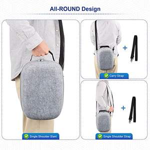 Échantillon gratuit étui rigide pour casque d'écoute sacs de voyage à usage spécial étui de transport pour casque d'écoute sans fil professionnel durable - Product Image 5