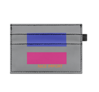 Achillean Rainbow Super Slim Doppelseitig bedruckter Kartenhalter, tragbarer Kreditkartenhalter aus PU-Leder für Männer und Frauen