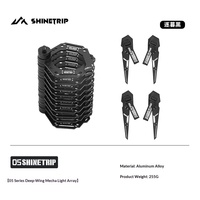 Module d'extension tactique de camping Deep Wing Mecha Light Array avec support de lampe à batterie rechargeable pour 19/38 lumières