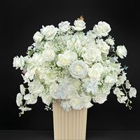 Centres de table de mariage en soie Shangchu personnalisés 60cm/70cm/80cm, arrangements floraux, boule de fleurs artificielles pour table